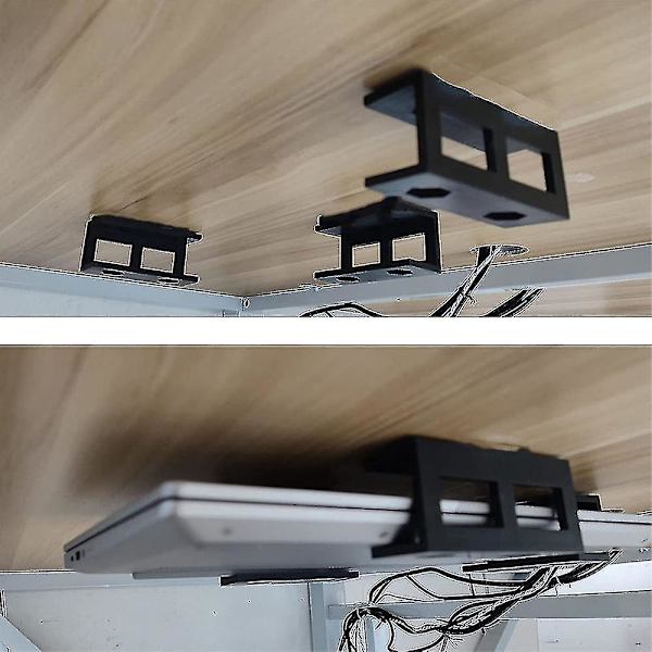 3 st Plast Under Desk Laptop Hållare Montering
