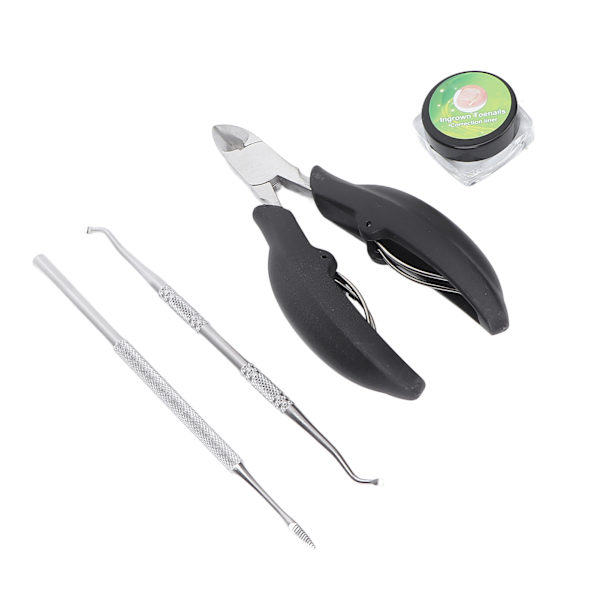 Inåtväxande tå Nagelkorrigeringsverktygssats Set Inåtväxande tång tånagellyftare Single Head File Set