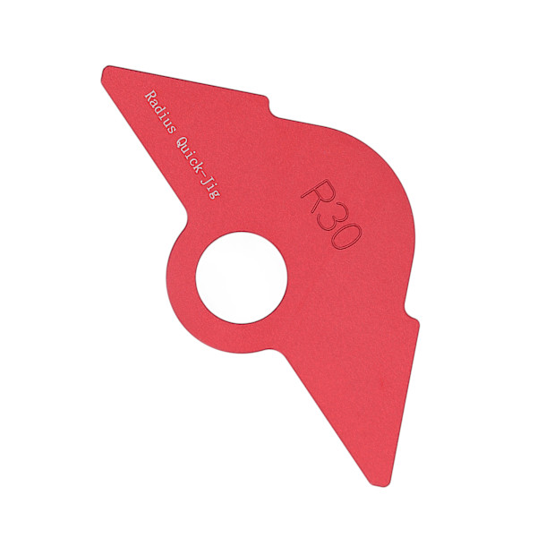 R30 Radius Jig Router Mal - Rundet Mal for Trefresing av Rundet Hjørne for Trefresing