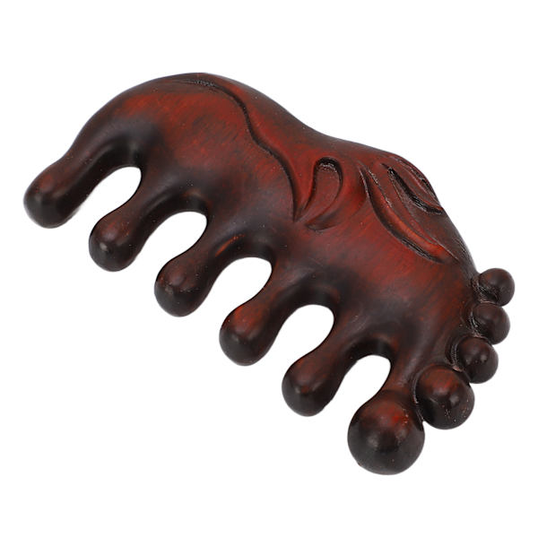 Tre hodebunnsskraping Massasje kam Menn Kvinner Bærbar myk bred tann Gua Sha kam for nakke skulder