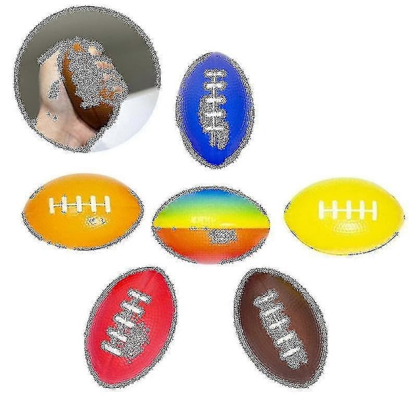 12 st Mini Fotboll Stressboll Ångestlindring Hög Elasticitet Party Favor Handgrepp Fotbollsträning Stressboll För Hemma Tangerine