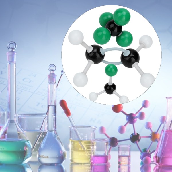 179 stk Molecular Organic Uorganisk Structure Kit Atom Link Model Sett for Student Teacher