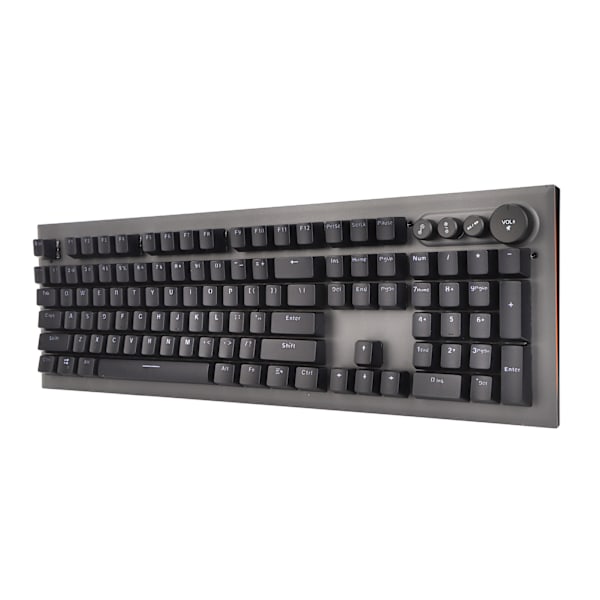 MAGICREFINER Mekanisk tangentbord NKey Rollover Ingen fördröjning 104 tangenter RGB Gaming tangentbord för dator