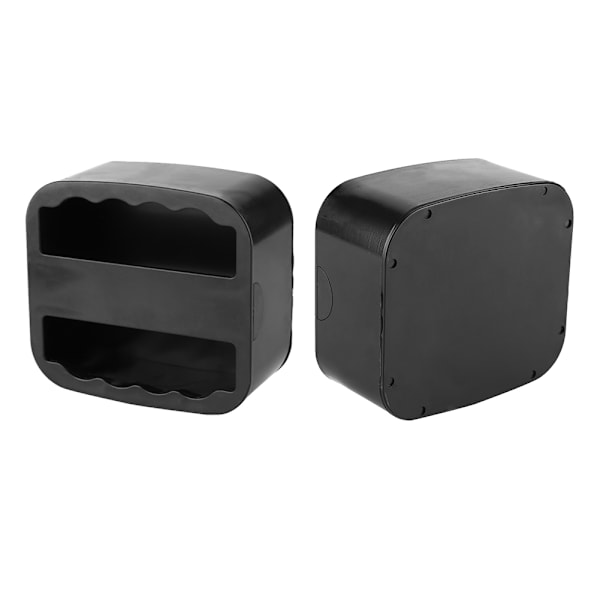 13 * 12 * 6 cm muovinen neliömäinen C-tyypin lauta SUP-kahvalaatikko surffilautatarvike (musta)