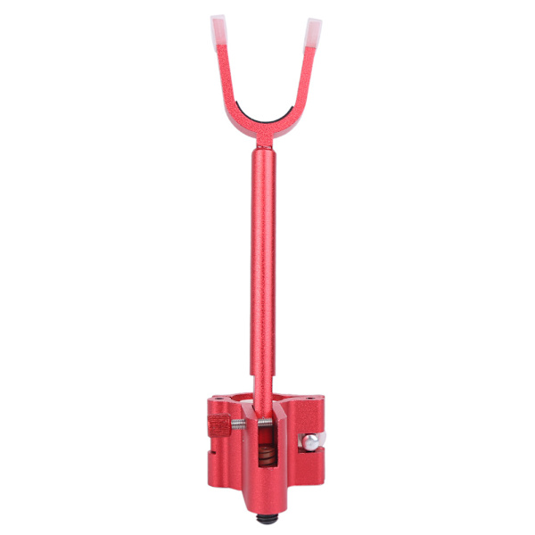 Fiske Stang Holder Aluminium Legering Anti-Slip Hånd Stang Holder Fiske Tilbehør(Rød )