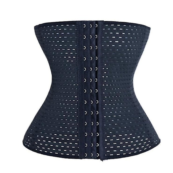 Skulpturerende midjeinnstrammer for kvinner - Pustende shapewear for å forme og flate magen XXL Svart