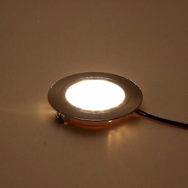 3x 12v Sort LED Touch Sensitiv On Off Varm Spot Light Autocamper Campingvogn 3 stk
