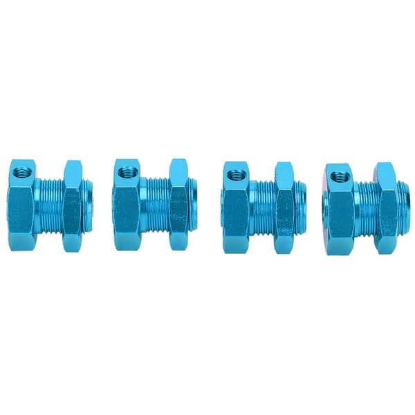 5mm 0,2 tommer Aluminium Legering Dæk Kombinator Kobling Passer til TRAXXAS EREVO 1/10 Bil (Blå)