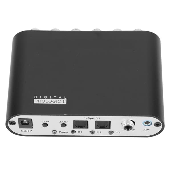 AY42A 2.0 DTS 5.1 Metal Audio Decoder Analog SPDIF Coaxial til RCA DTS AC3 Audio Decoder