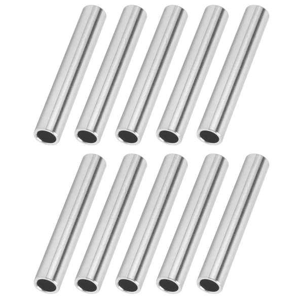 10 stk. aluminiumsrør sømløs rør lige rør 8x6mm 2in længde erstatning 6100‑0608‑0050