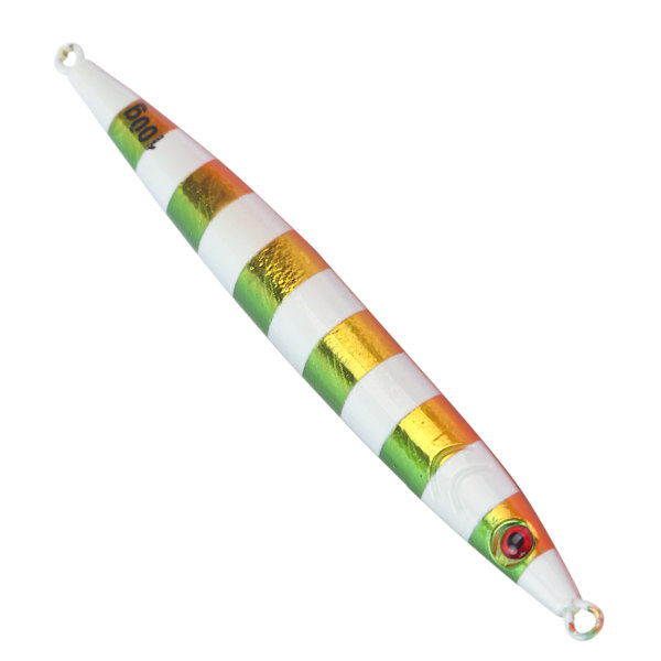 Luminous Lures Snabbt Sjunkande Järnplatta Fiskebeten 3D Ögon Bass Crankbait Tackle WobblerGuld