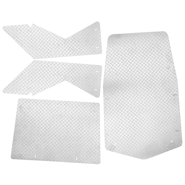 RC rustfritt stål panserpanel takpanel oppgraderingstilbehør passer til Axial Wraith 90018