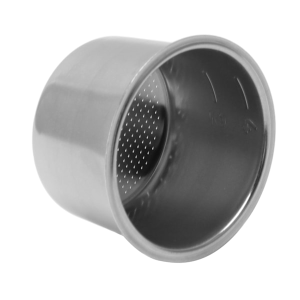 Rustfrit kaffefilter i rustfrit stål, 1 lag, flere huller, ikke-tryksat, 4 kopper, 51 mm
