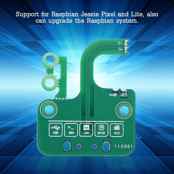 Multifunktionel USB Quick Plug Board Adapter Pakke Ethernet til Raspberry Pi Zero v1.3/ Zero W