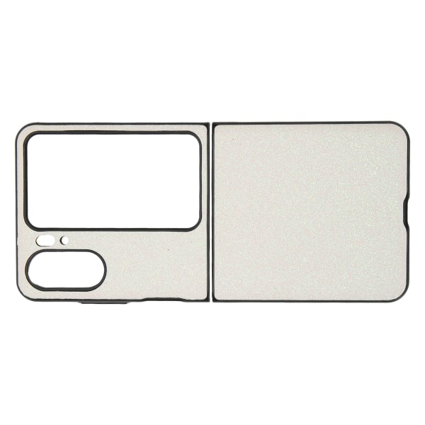Vikbart phone case ABS Skyddande glänsande cover Anti Drop Case för Find N2 Flip White