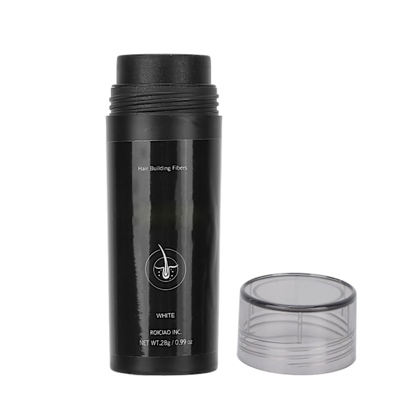 Bärbar hårbyggnadsfiber Hår förtjockning fiberpulver Täck gles hår fiber spray 28gVit