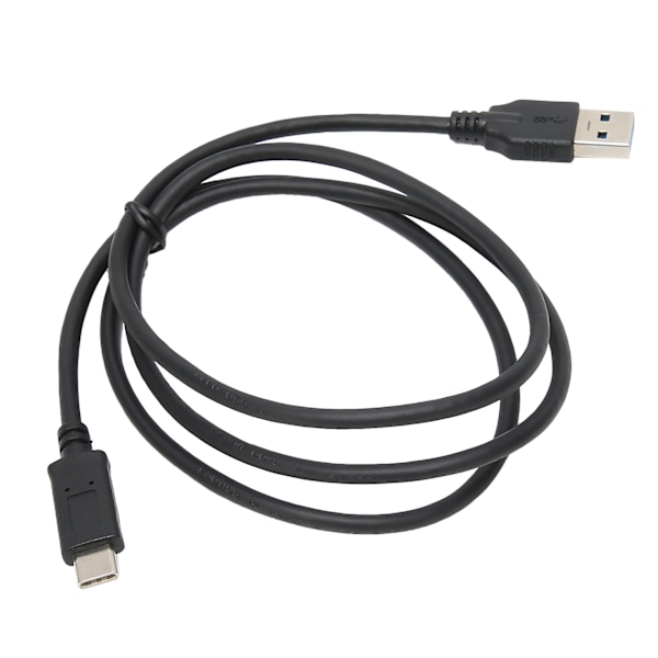 Ladekabel Svart PVC 1 Meter Rask Hastighet TypeC USB3.1 til USB3.0 Laderledning