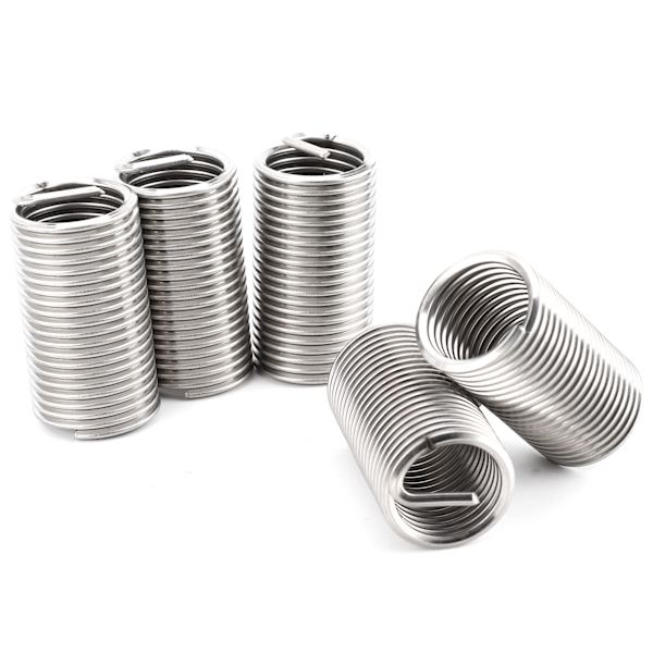 5 stk wire gevind indsats rustfrit stål beskyttelsesspole bøsning skrue reparationssæt M24x3x3D