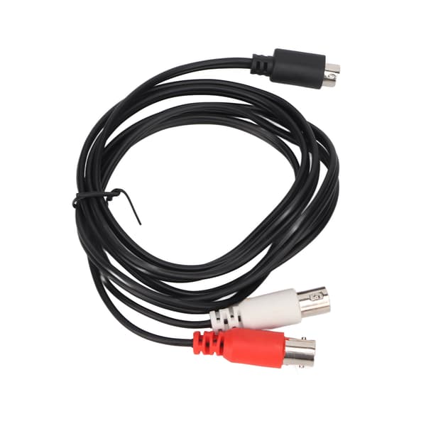 MINI DIN 4-benet til 2 BNC-kabel Fleksibelt MINI DIN 4PIN Han til 2BNC Hun Y-splitter Videoadapterkabel 1,5 m