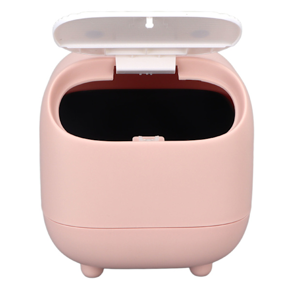 Sminkbord Mini papperskorg Hemmakontor Fashionabla söta sminkbordspapperskorg med lock