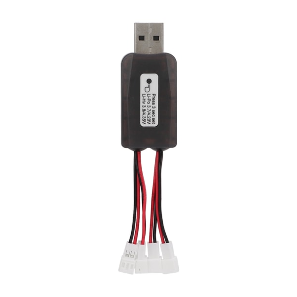 CX405 4CH Micro USB Batterioplader til 1S 3.7V Lipo LiHV 3.8V Batteri til RC Helikopter