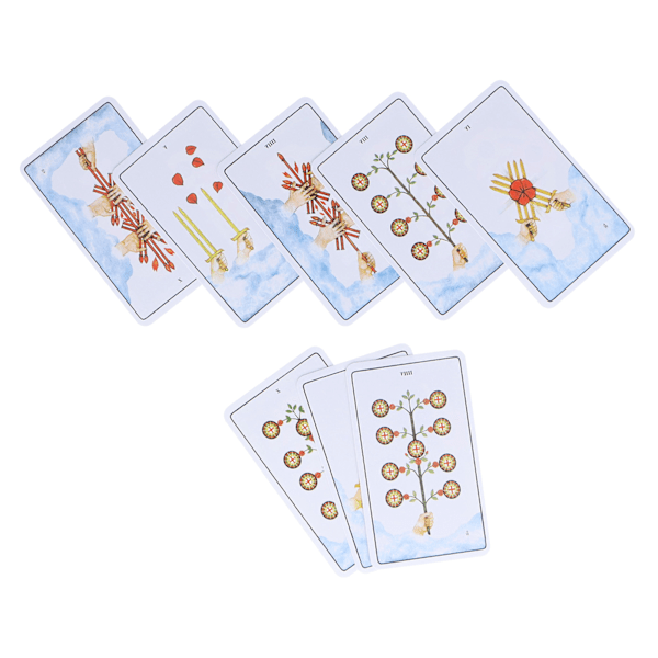Tarotkort Rudimental Divination Fate Forecasting Tarotkort för familj, vänner och fester