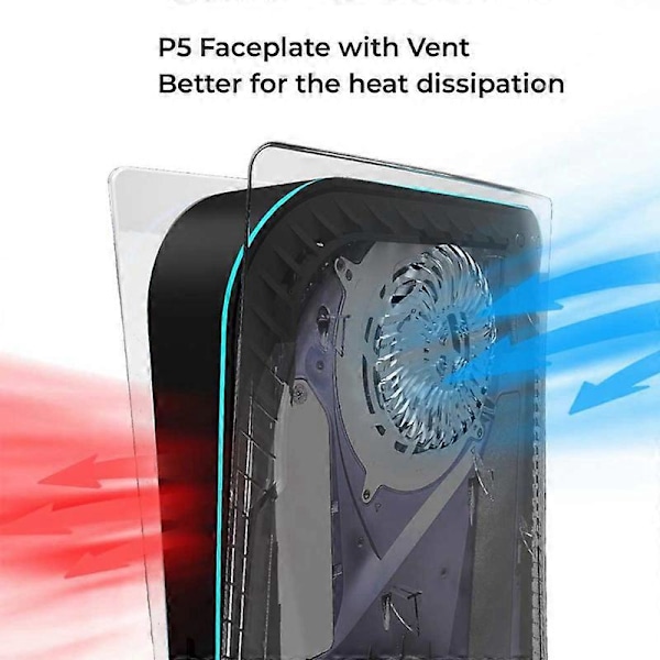 Skal för Disc Edition Transparent Frontplatta Ersättningsskal