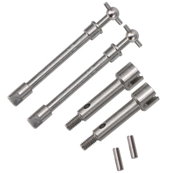 Rustfrit stål front drivaksel hundeben udskiftning til Axial SCX24 90081 1/24 RC bil