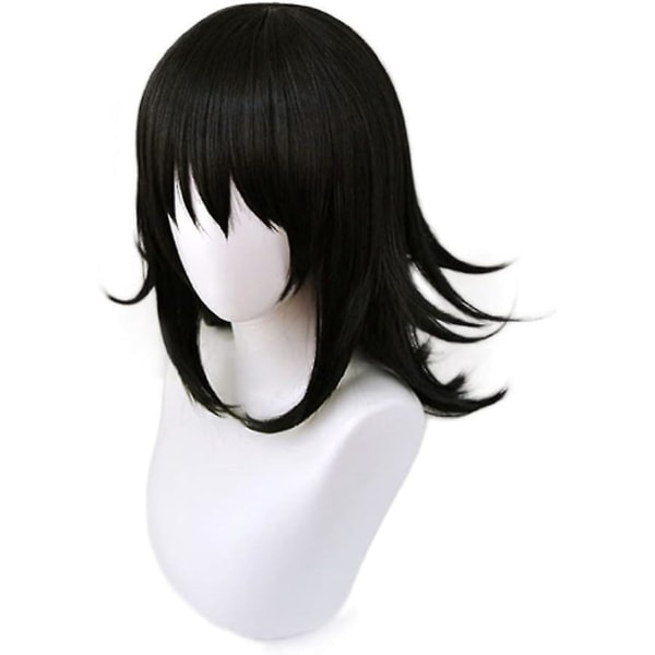 Anime Cosplay Wig - Star Manyuan Ghost Killing Blade, Rabbit Senior Sister Zhen Yao, Black Blue Highlighted Costume Wig