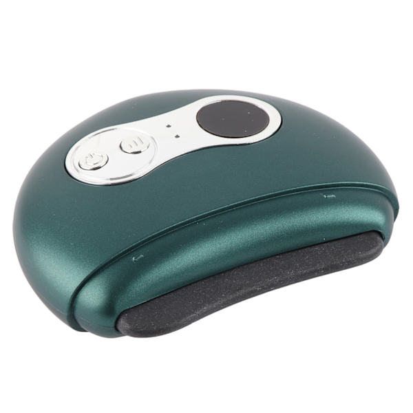 Elektrisk Gua Sha-plade Ansigtsløftning Hot Compress 9 Gear Vibration Ansigtsskulpturmaskine Grøn stennål Genopladelig