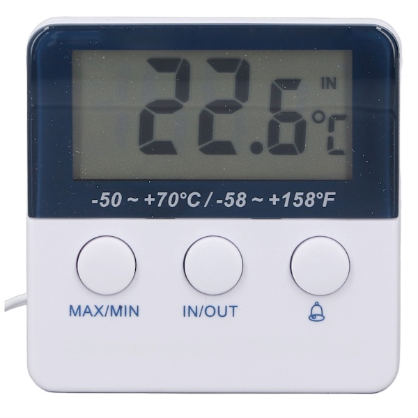 2 i 1 Termometer Hygrometer ℃/℉ Läge Hög Noggrannhet Hög Låg Temperatur Larm Termometer