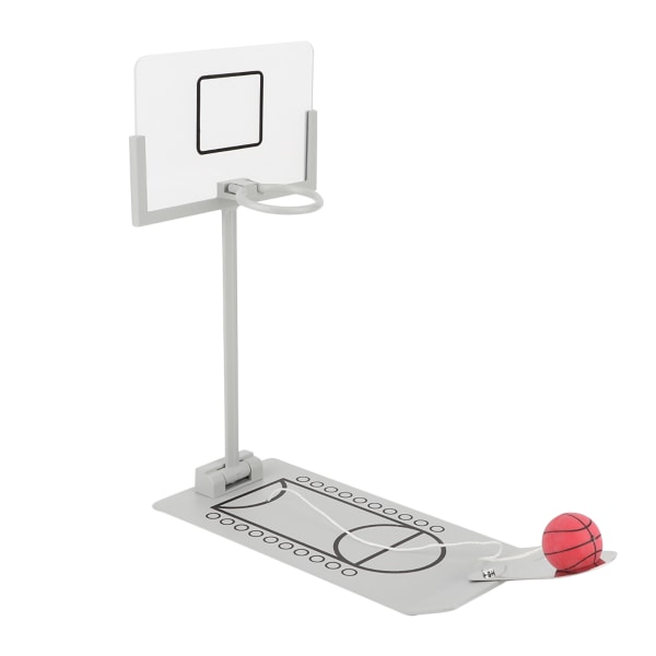 Miniature Office Desktop Ornament Dekoration Basketball Hoop Legetøj brætspil til basketball elskere