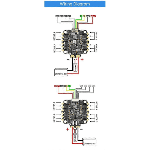 E70 G2 2-8S 70A Firmware 128K 4 IN 1 ESC FPV-kilpa-ajoon AM32