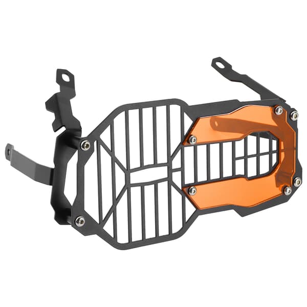 Frontlyktebeskyttelse Grilldeksel med Akryllampe Patch Passer for R1200GS R125Orange