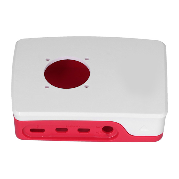 Beskyttelsesetui til Raspberry Pi ABS-kabinet Husdæksel med køleventilator Sort ventilator