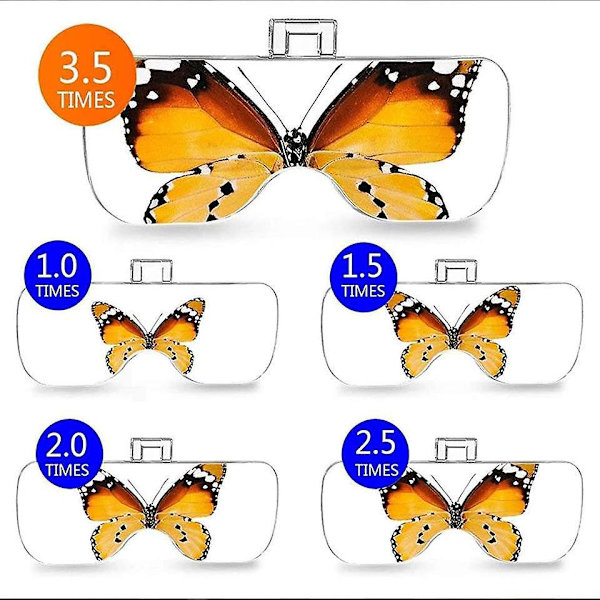 USB-latattava pääpanta-suurennuslasi LED-valolla - Korujen valmistus, kellon korjaus ja muut tarkat työt (5 linssiä: 1.0x, 1.5x, 2.0x, 2.5x, 3.5x) - Parannettu versio