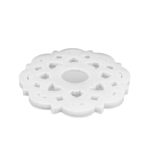 DIY Krystall Epoxyharpiksform Innovativ Formet Speil Silikon Lysestakeform for Bakeri Lotusform 60-734
