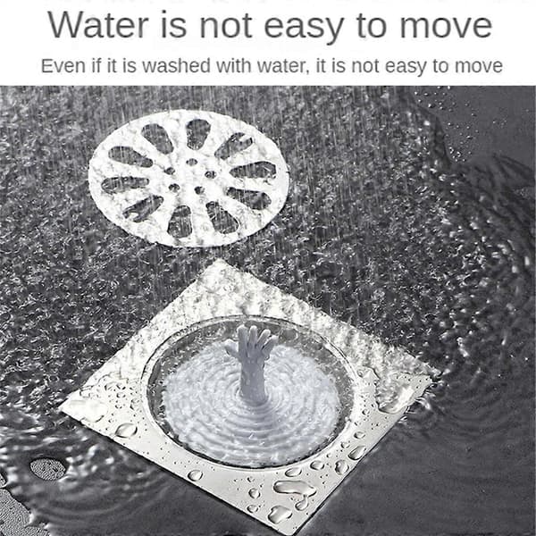 Silicone Drain Plug Bathroom Floor Drain Cover Sink Deodorant Insect-proof Sealing Plug Universal Round Protector Light Gray Light Grey