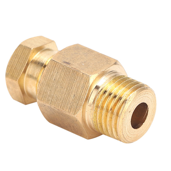 Olierørfitting Albue Messing Lige Blokforbinder Adapter til Rørforbindelse PD610