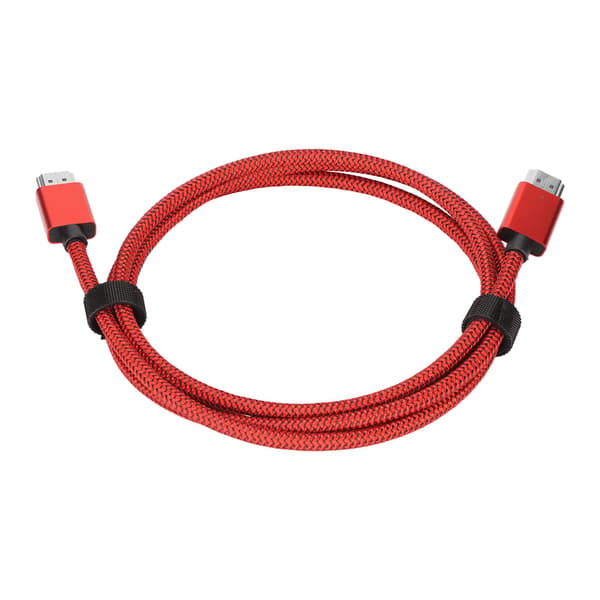 8k High Definition Multimedia Interface-kabel 1,5 meter 12 bit farve 48 Gbps 4K 120HZ 8K 60HZ projektionskabel til TV rød