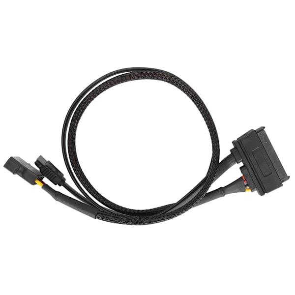 Sata-kabel 7+15Pin 4Pin han til Sata hun 3.0 datastrømsforlængerkabel til ekstern harddisk-dataoverførsel