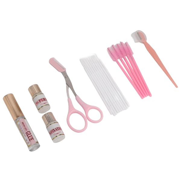 Øjenbryn Perming Kit Langvarig Formgivning Øjenbrynsløft Styling Sæt med Børste Trimmer 17ml