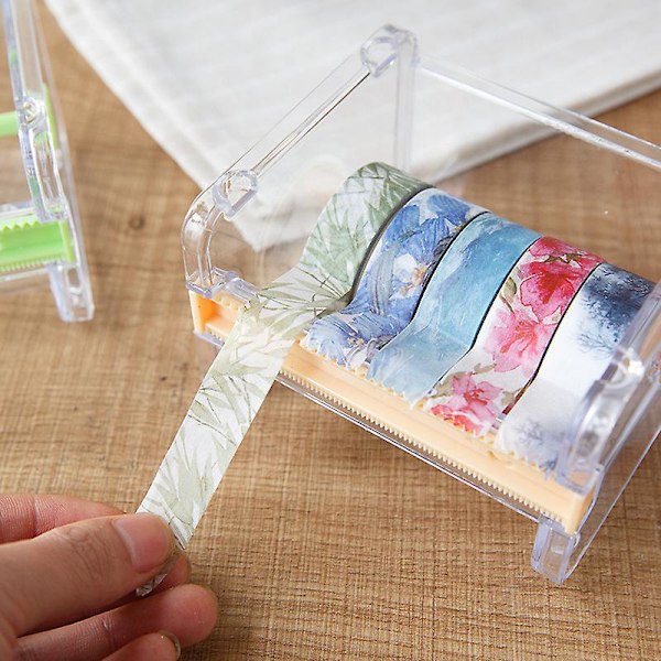 Transparent Tape Dispenser Klæbende Papir Dispenser