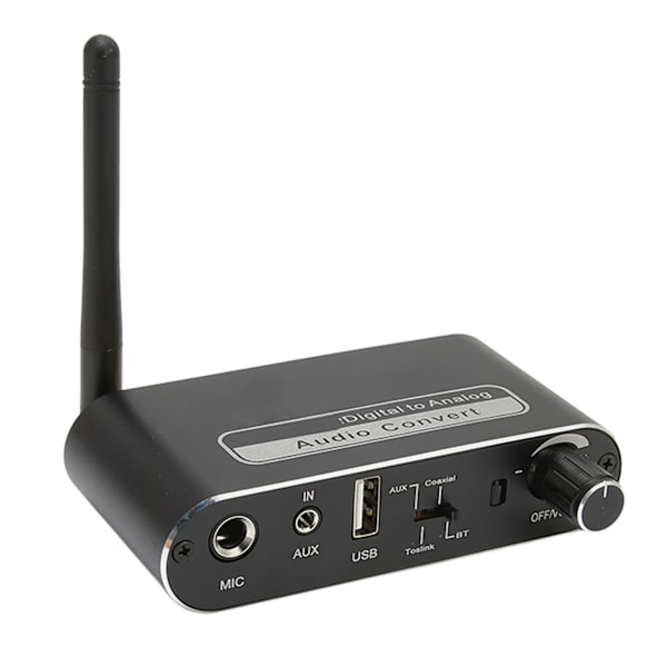 Bluetooth 5.1 digitaalinen vahvistin HiFi Stereo-analogia-digitaalimuunnin mikrofonilla kotikaiutinjärjestelmille