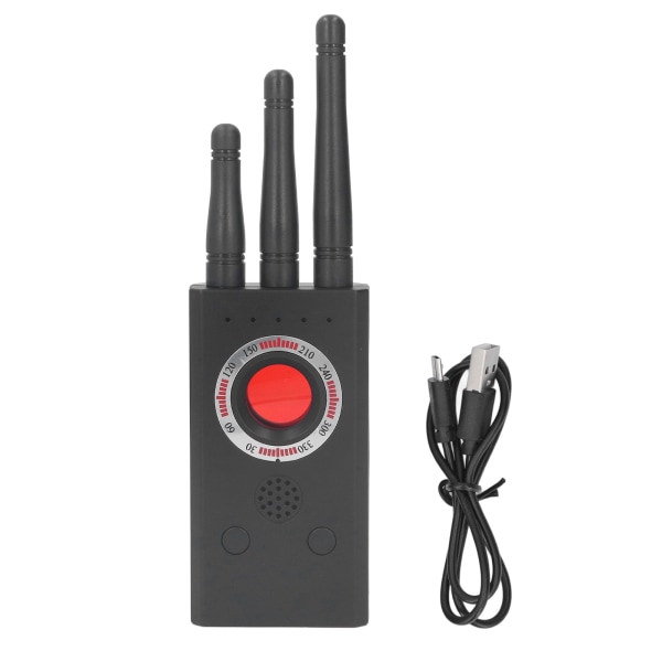 10m Signal Detector Sensitivity Adjustable Multi Functional Concealed Camera Detector for Meeting Hotel DC5V 1A