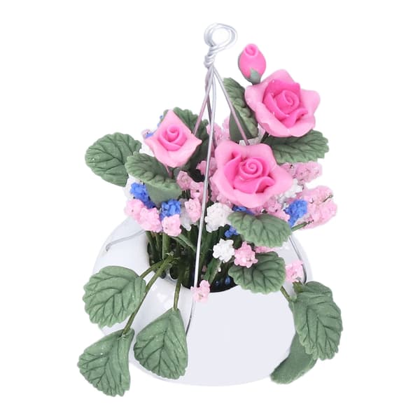 Mini blomsterpotte levende udsøgt 1:12 miniature scene model dukkehus tilbehør til over 3 år