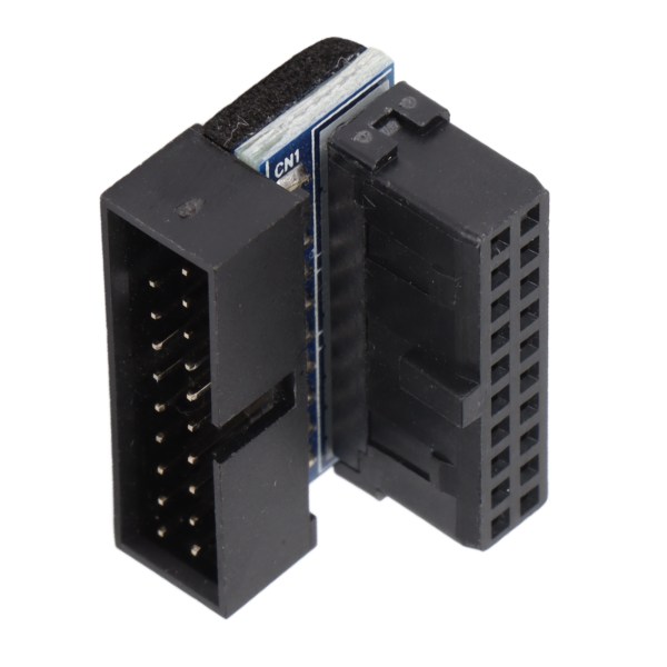 Hovedkort styrekontakt Flerlags kretskort USB3.0 Roter 90° albue 19P/20P vertikal pinadapter