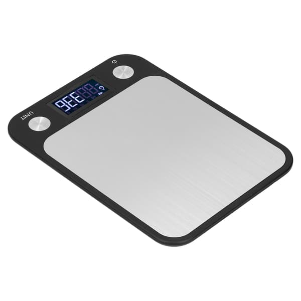 Madskål i rustfrit stål Mini digitalt display Elektronisk vejeværktøj 10000g bæreevne