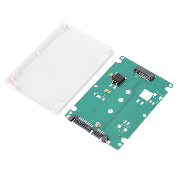 NGFF SSD Solid State Drive til SATA3 Riser Adapter Konverterkort Hvit