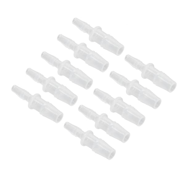 10 stk. Slangefittingsreduktion PP Akvarie Luftpumpeadapter til silikoneslangeforbindelse 4.8-7.9